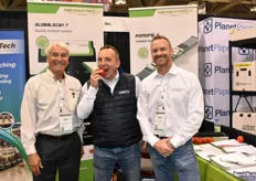 Denny Bilton, Vincent Lebrun, and Simon Hunt with MAF Industries. 
